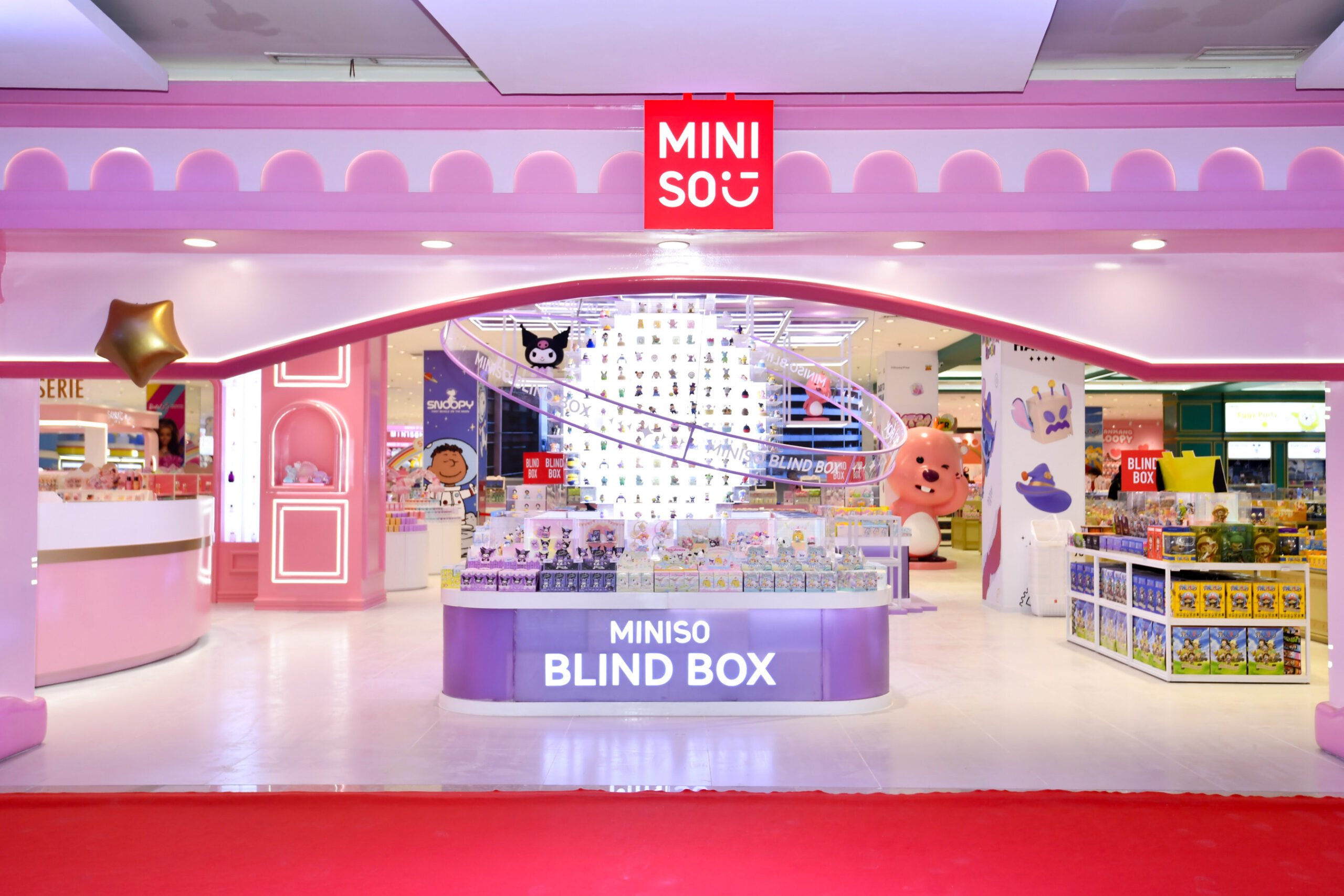 miniso indonesia jakarta central park flagship store front